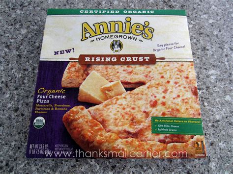 Thanks Mail Carrier Annies Organic Rising Crust Pizza Review