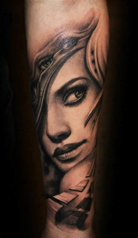 45 Awesome Portrait Tattoo Designs Face Tattoos For