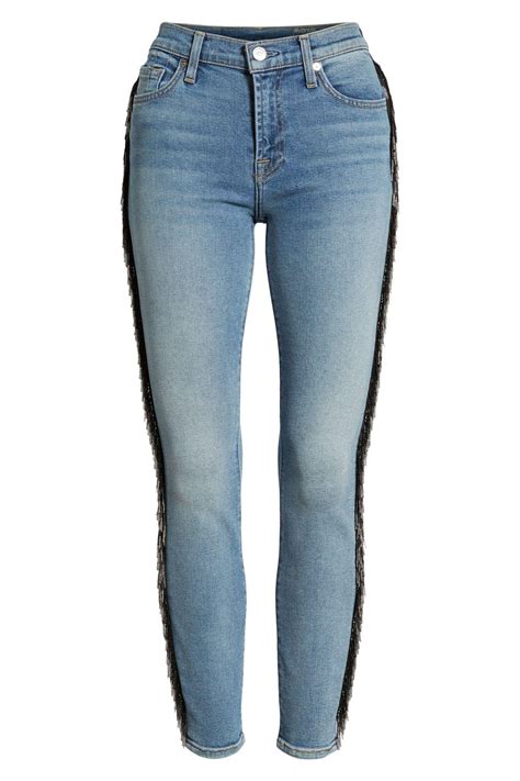 For All Mankind Denim Luxe Vintage The Ankle Skinny Jeans In Blue Lyst