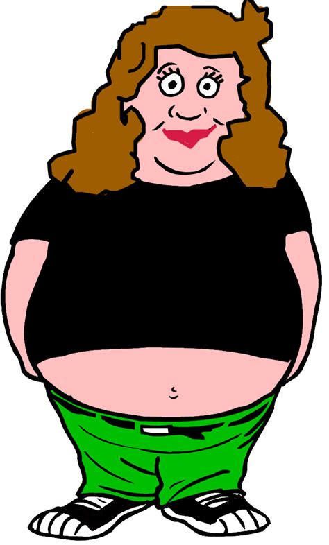 Fat Girl Cartoon Clipart Best