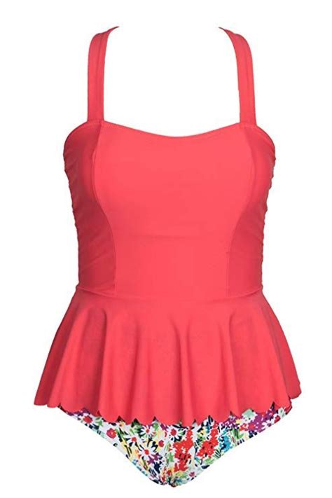 Pin On Peplum Bathing Suits And Swimsuits