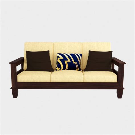 Kendalwood™ Furniture Solid Sheesham Wood 5 Seater Sofa Set Living