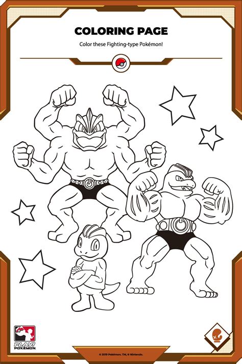 Pokemon Machamp Coloring Pages Pokemon Drawing Easy
