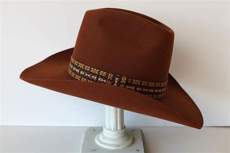 Stetson Cowboy Hat Brown John B Stetson Company Hat
