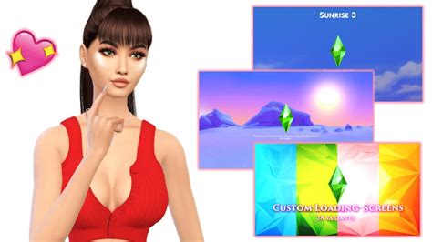 How To Download Cute Custom Loading Screens The Sims 4 Youtube