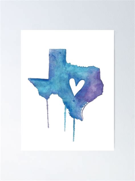 Texas Poster For Sale By Summerscreek Redbubble