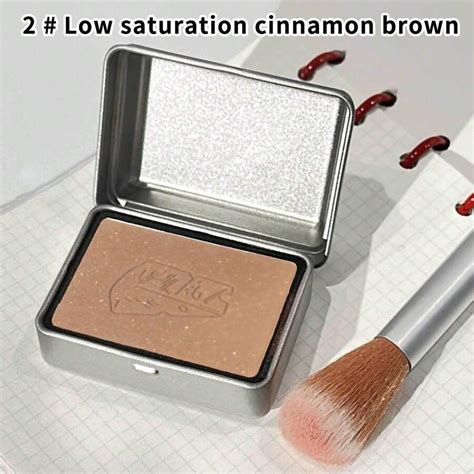 Iron Box Monochrome Blush Palette Peach Color Brightening Complexion