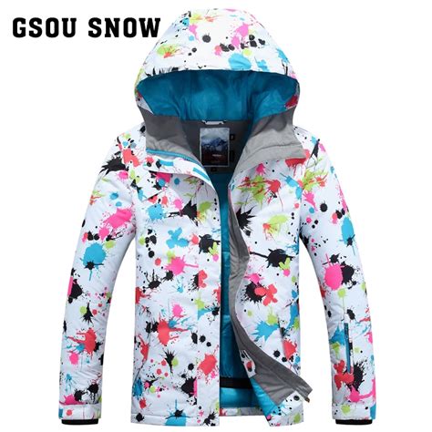 New Brand Gsou Snow Womens Snowboard Ski Jacket Camping Coat Outdoor