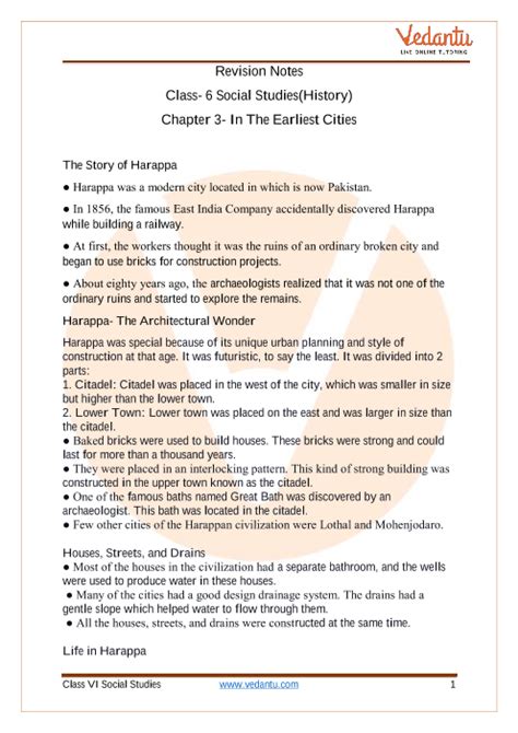 Cbse History Notes Class 6 Chapter 3 Early Humans Ii
