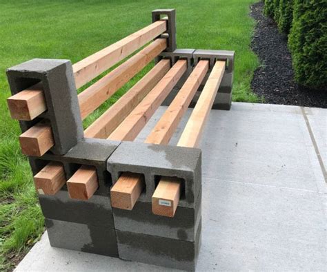 Simple Diy Concrete Bench Ideas To Make Diy Crafts