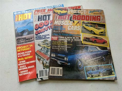 Popular Hot Rodding Magazine Single Back Issues 1965 1988 EBay