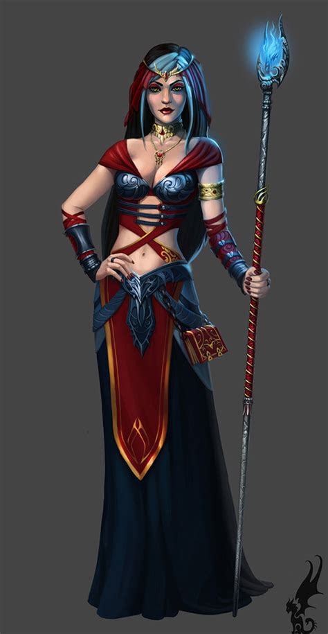 Mage Character By Skorpikore On Deviantart Fantasy Art Women