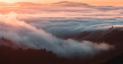 Heavy Clouds Under Sunset Sky In Mountains · Free Stock Photo