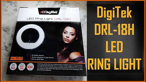 Digitek Led Ring Light Drl 18h Unboxing And Review 18 Inch Youtube