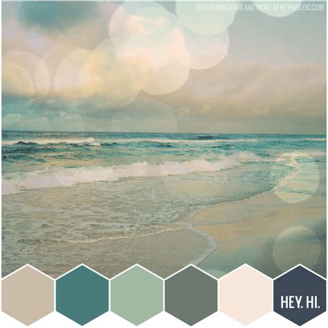 Muted Coastal Color Palette Styleboard Hey Hi