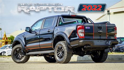 Ford Ranger Raptor 2022 Black Color ពណ៌ខ្មៅ Walkaround Video Youtube