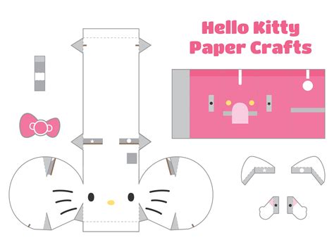 10 Best Free Printable Hello Kitty Paper Crafts Pdf For Free At Printablee