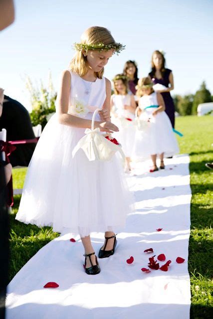 Flower Girls Walking Down Aisle Flower Girl Dresses Wedding Dresses