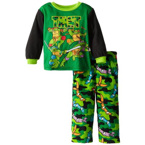 Teenage Mutant Ninja Turtles Little Boys Cozy Fleece Pajama Set 2t