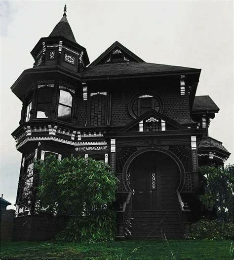 Black House Exterior Inspirations Gothic House Black House Exterior