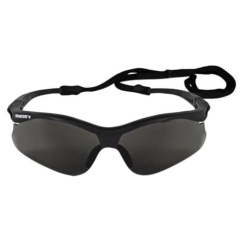 kleenguard™ v30 nemesis small safety glasses 38476 lightweight smoke with black frame 12