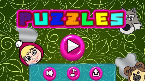 Masha Bear Puzzle Educational Games Apk برای دانلود اندروید