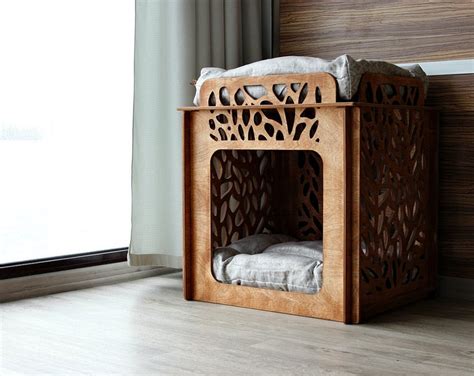 Cat House For Two Cats Cat Bed Luxury Cat Bed Cat Etsy Luxury Cat