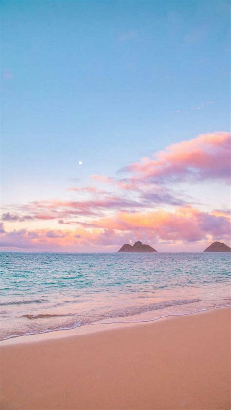 Download Summer Iphone Pastel Beach Wallpaper