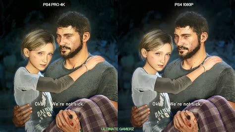 The Last Of Us Remastered Ps4 Pro Vs Ps4 Graphics Comparison In 4k