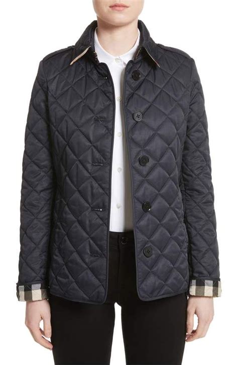 Burberry Frankby Quilted Jacket Nordstrom Black Quilted Jacket Womens Quilted Jacket