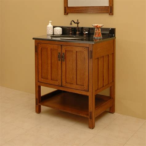 Free bathroom vanity design software. 30" American Craftsman Vanity for Undermount Sink - Rustic ...