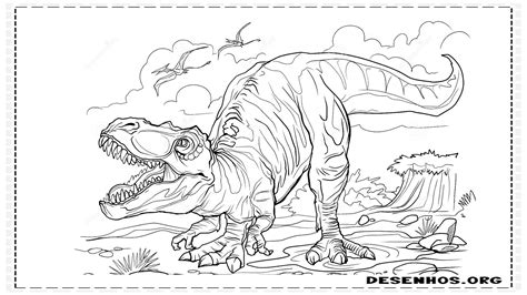 Aprender Sobre Imagem Desenhos Para Colorir De Dinossauros Br