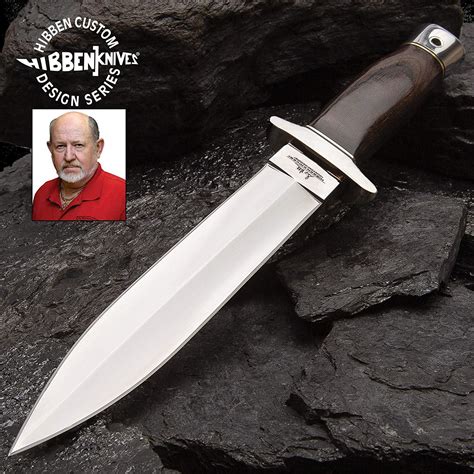 Amazon GIL HIBBEN KNIVES Double Edge Boot Knife With Leather Belt