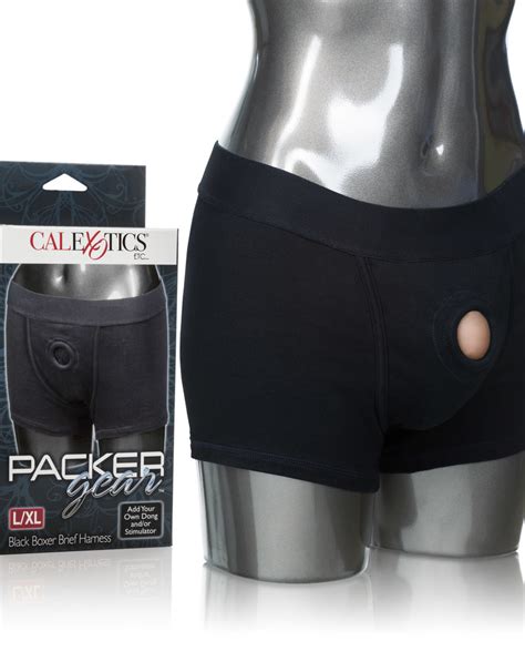 Packer Gear Boxer Brief Harness Large Extralarge Black Spanky S Adult Emporium