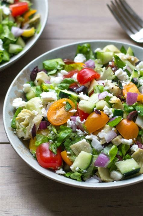 Chopped Greek Salad Recipe Real Food Real Deals
