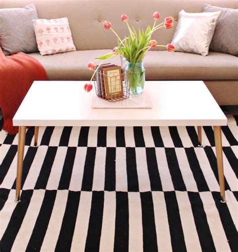 Take a cot mattress and wrap it in nice textile, like … IKEA Hack DIY Coffee Table | DIYIdeaCenter.com