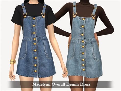 Sims 4 Mm Overall Dress
