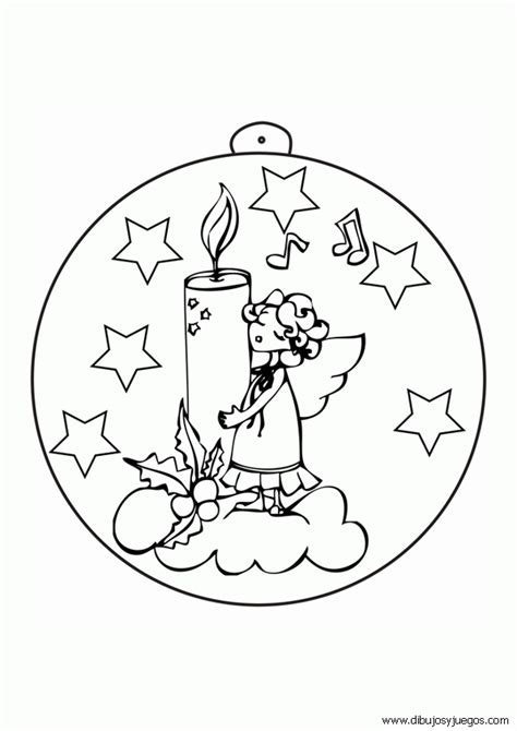 Pinta y colorea durante la navidad a tus personajes favoritos. dibujos-bolas-navidad-032 | Dibujos y juegos, para pintar ...