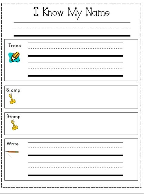 Informal thank you letter grade/level: Handwriting Practice with Trace Name Worksheets | Activity Shelter