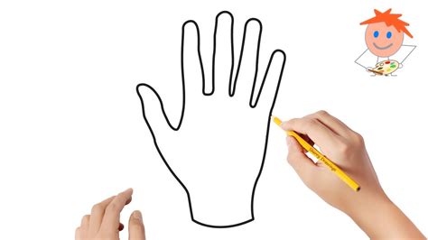 How To Draw A Hand 2 Easy Drawings Youtube