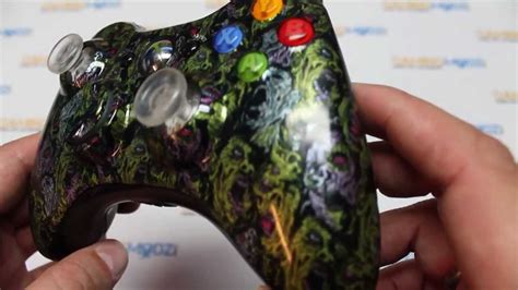 Zombie Faces Xbox 360 Modded Controller Youtube