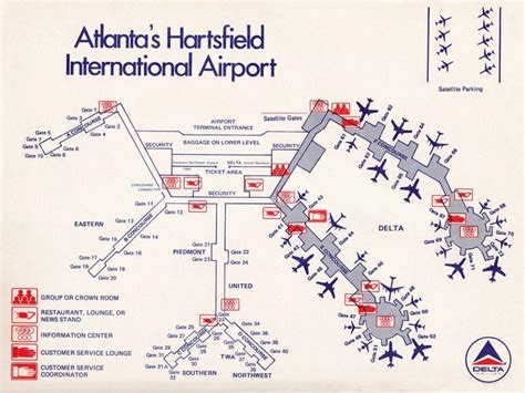 Atl International Airport Map Guide Maps Online Atl I