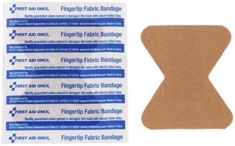 First Aid Only 2 In Lg 1 34 In Wd Adhesive Bandages 3whr2fae