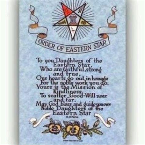 Order Of The Eastern Star Eastern Star Quotes Eastern Star Order