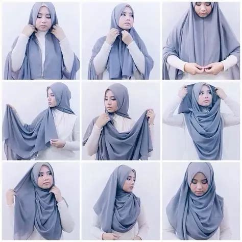 Как красиво завязать хиджаб простые способы с фото Стиль Сегодня
