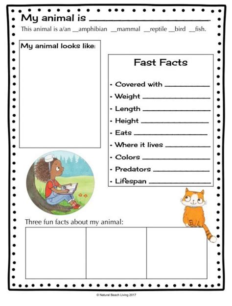 Animal Research For Kids With Zoey And Sassafras Free Printable