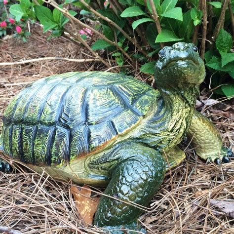 Call Of The Wild Large Box Turtle Statue Garden Statues Box Turtle