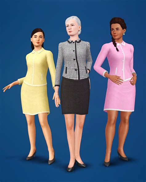 Emily Cc Finds Sweetdevil Sims Store Jackie Oh My Suit Edits