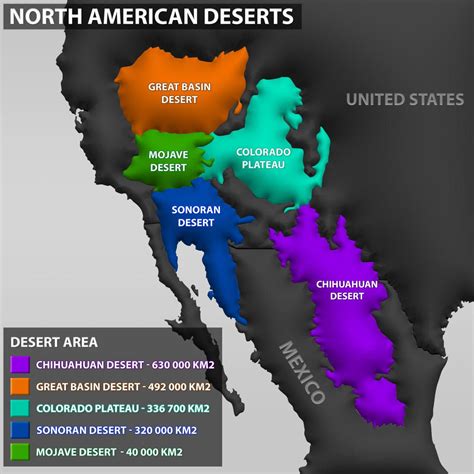 North American Deserts 🏜 Maps On The Web