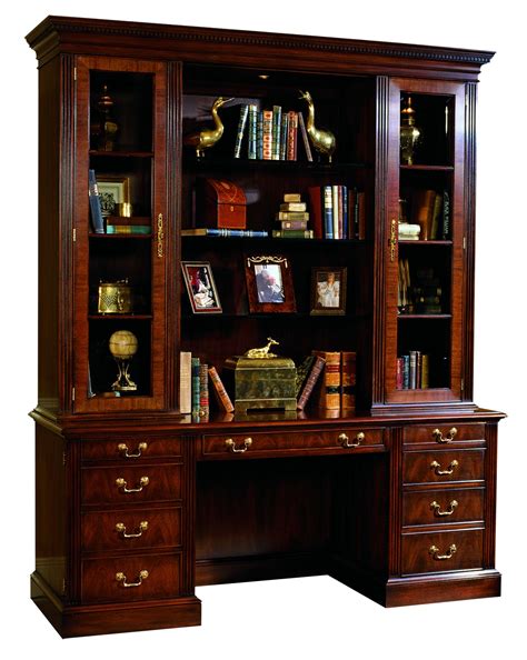 This office hutch or bookcase credenza was designed to compliment one of my ming shaker partners desks. HHBC72 Executive Bookcase with HHCR72 Executive Credenza ...